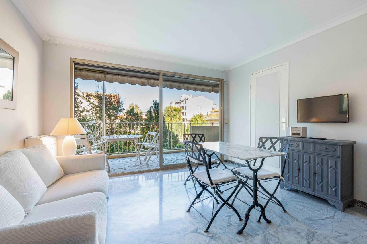 Chez J-P - 100M Beach 2-4Pers Terrace Sea View Pool Garage Антиб Экстерьер фото