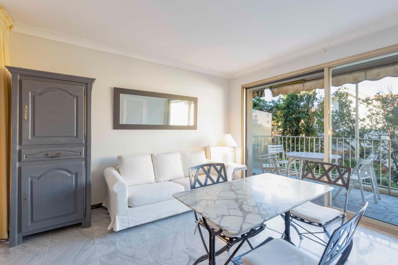 Chez J-P - 100M Beach 2-4Pers Terrace Sea View Pool Garage Антиб Экстерьер фото