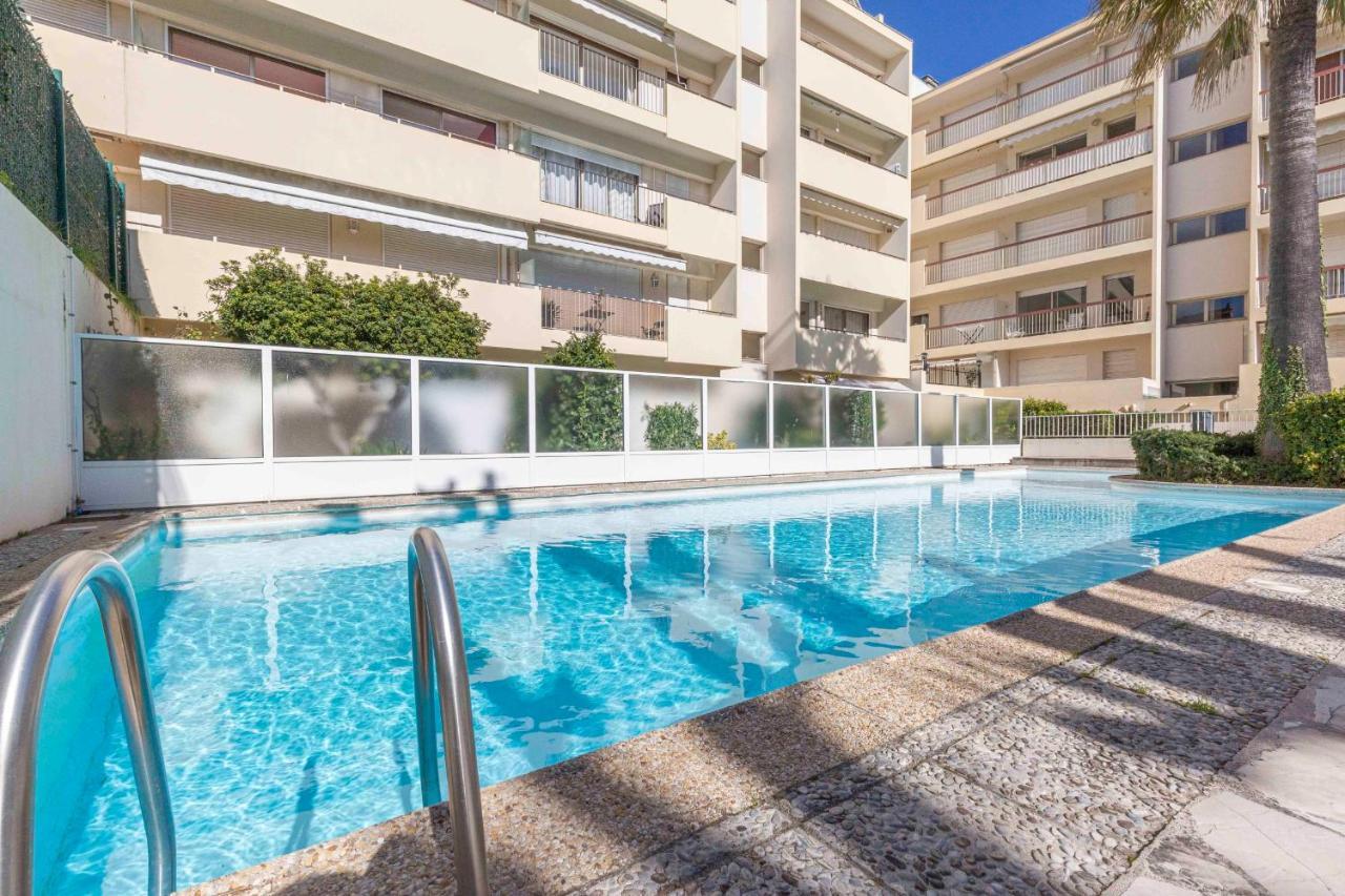 Chez J-P - 100M Beach 2-4Pers Terrace Sea View Pool Garage Антиб Экстерьер фото